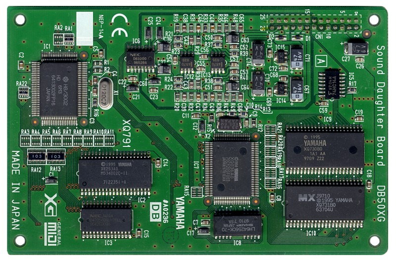 Yamaha DB60XG Wavetable Daughterboard (1995)