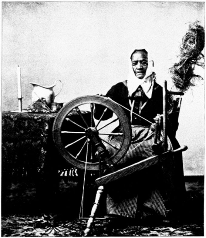 MAM' SARAH. "Sumfin' in my elbers en knees keeps on goen.
I never gits tired&mdash;I likes it."