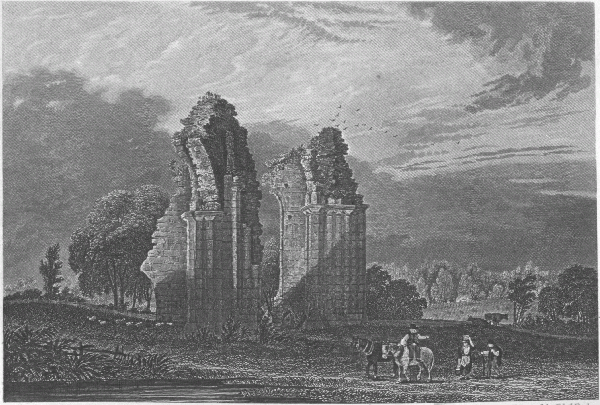BURSCOUGH ABBEY.

Drawn by G. Pickering. Engraved by Edw^d Finden
