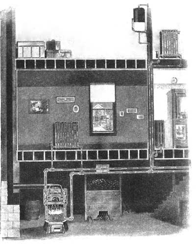 FIG. 14.&mdash;Hot-water heating.
 