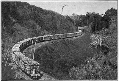 FIG. 106.&mdash;A long, gradual ascent is better than a
shorter, steeper one.