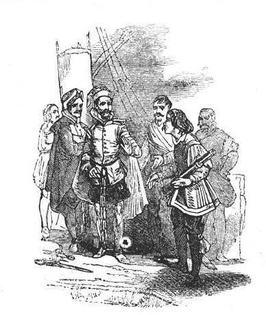 Columbus a prisoner in chains Columbus a prisoner in chains