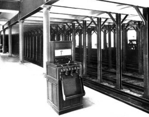 ELECTRO-PNEUMATIC INTERLOCKING MACHINE ON STATION
PLATFORM