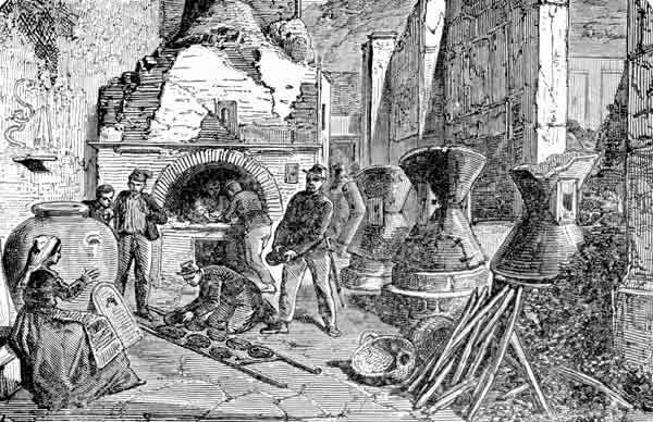 DISCOVERIES OF LOAVES OF BREAD BAKED EIGHTEEN HUNDRED
YEARS AGO.