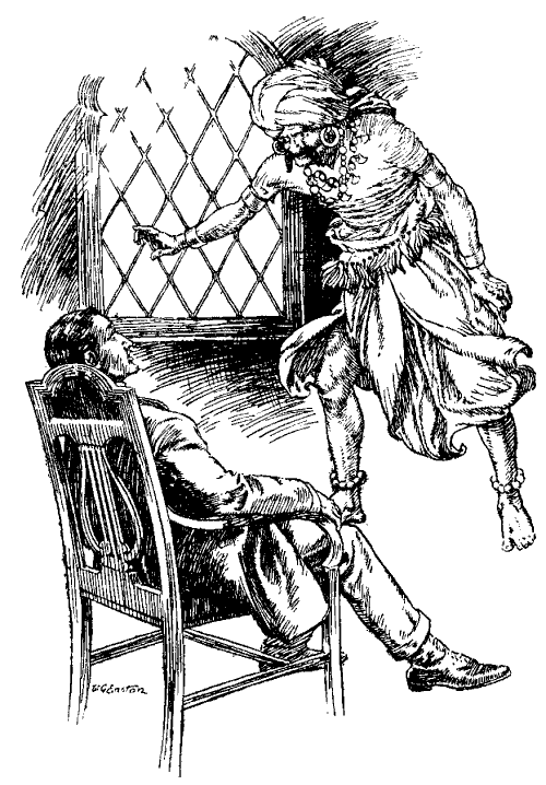 I commanded the Slave to bring me a bag of diamonds Illustration: I commanded the Slave to bring me a bag of diamonds