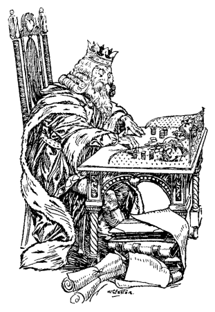 I found the King in his counting-house I found the King in his counting-house