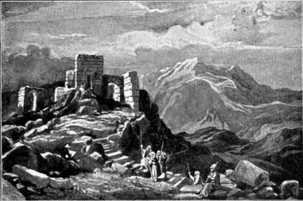 HOREB, THE SACRED MOUNT

A modern view of the summit
of Mt. Sinai.