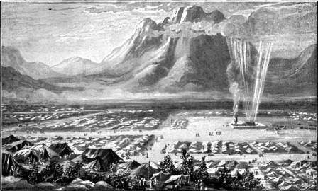 THE CAMP OF ISRAEL IN THE
WILDERNESS

"Unto two thousand and three hundred days; then shall
the sanctuary be cleansed." Dan. 8:14.