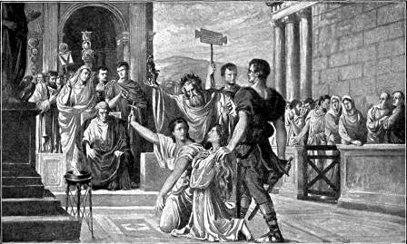 A CHRISTIAN MOTHER EXHORTING HER
DAUGHTER TO MARTYRDOM

"Choose you this day whom ye will serve;... as for me
and my house, we will serve the Lord." Joshua 24:15.