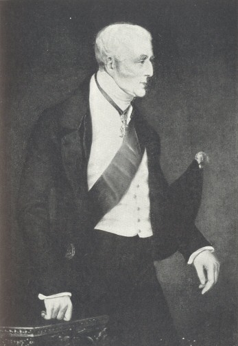 The Duke of Wellington.  From the portrait by Count Alfred
D&rsquo;Orsay; photograph copyright by Walker & Cockerell,
London