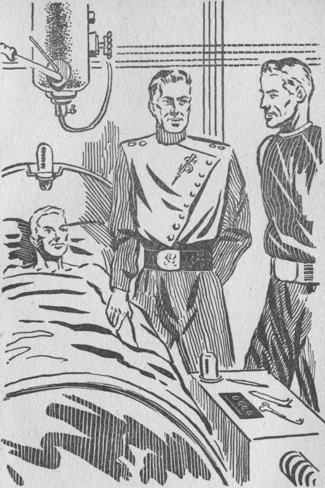 "Let Him Go Back to the Asteroid, Doctor." Illustration: "Let Him Go Back to the Asteroid, Doctor."