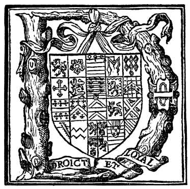Heraldic Initial containing the Arms of Dudley, Earl of Leicester. Heraldic Initial containing the Arms of Dudley, Earl of Leicester.
