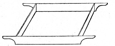 Fig. 10.&mdash;Bottomless Box for Measuring Materials in
Proportioning Concrete.