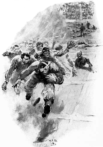 Our peculiar style of pushing a football right through
the thorax of the whole middle west

Page 205