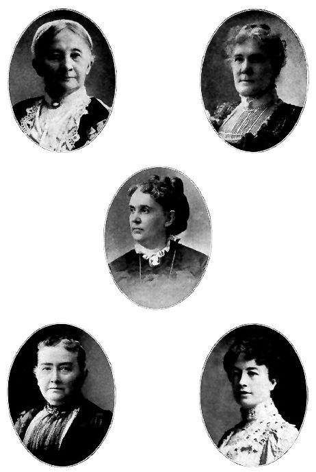 SUSAN LOOK AVERY.
Louisville, Ky., and Chicago, Ill.
HELEN PHILLEO JENKINS.
Detroit, Mich.
LOUISA SOUTHWORTH.
Cleveland, Ohio.
MARY BENTLEY THOMAS.
Ednor, Md.
KATE M. GORDON.
New Orleans, La.