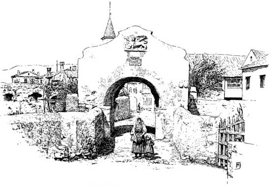 ENTRANCE TO THE TOWN OF NONA
