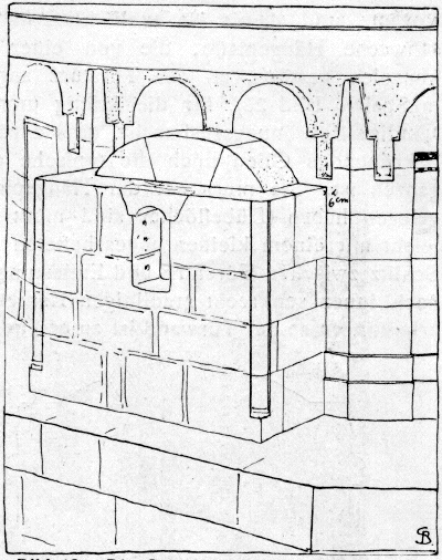 Bild 19. Die Ostseite des oberen Zehnecks. Jetziger Zustand. Bild 19. Die Ostseite des oberen Zehnecks. Jetziger Zustand.