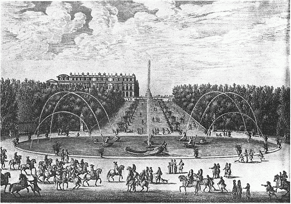 VIEW OF THE CH�TEAU OF VERSAILLES
