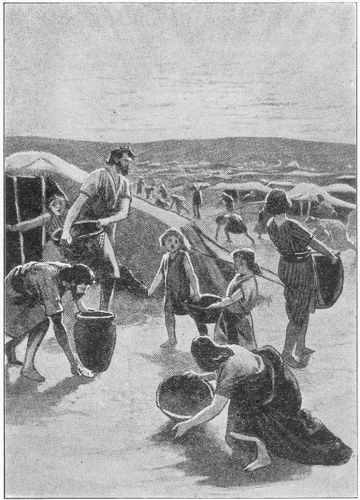 Covered the ground with a
curious substance.