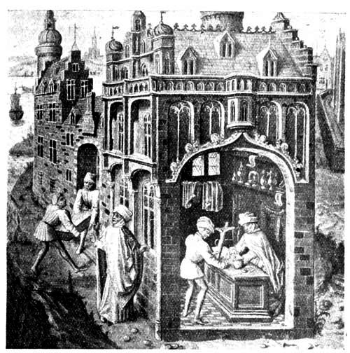 A CHRISTIAN OF CONSTANTINOPLE BORROWING MONEY FROM A
JEW AND PLEDGING HIS CRUCIFIX