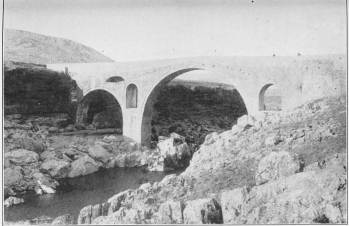 WHERE THE ANGEL DROPPED THE STONES AND NOW DROPS DOLLARS
A typical landscape in a district of Montenegro, from which immigration
has set in.