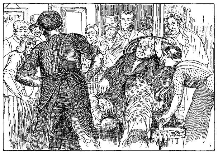 Domenij en syn riedjowers
nei de operatie fen &rsquo;e smid.