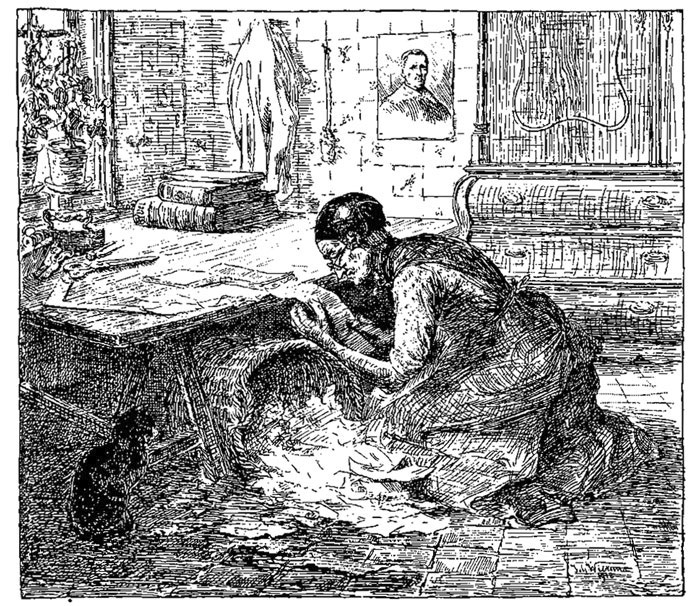 Beppe sneupt yn &rsquo;e
lapekoer fen Gabe.