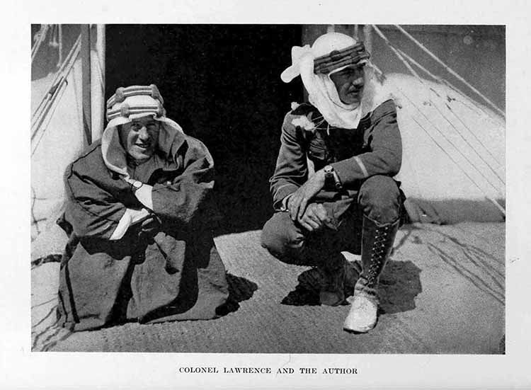 Photograph: COLONEL LAWRENCE AND THE AUTHOR