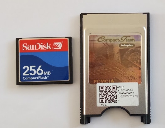 256MB Sandisk Compact Flash card for 200LX 256MB Sandisk Compact Flash card